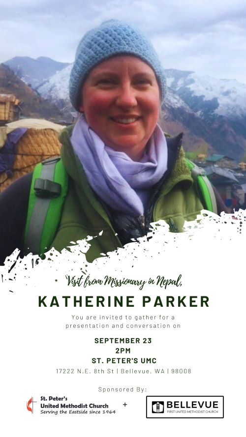 Visit from Katherine Parker Missionary in Nepal sm